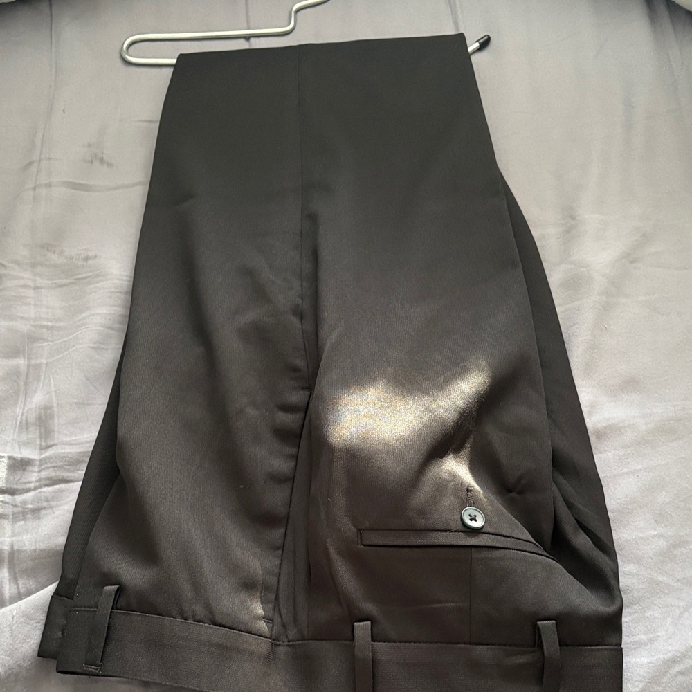 Apt. 9 Men's Black Dress Pants - Tailored Flat Front